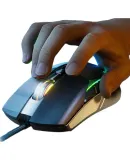 HP G260 Gaming Mouse for Macro Programming, E-Sports, Internet Cafes, Laptops, Desktops, Office And Home Use, Metal Mechanical Feel Wired Mouse, White