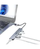 Acer Type-C/USB Expansion Dock to USB 3.0 Hub, High-Speed 7-Port Hub, Multi-Port Adapter Converter Suitable for Laptops And Tablets