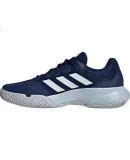 Adidas Badminton Shoes for Men, Professional Sports Tennis Volleyball Indoor All-Round Sports Shoes, Navy Blue, Size 44