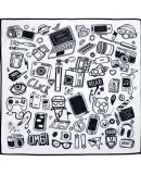 Pisen Camera Cloth, Folding Cloth, Magic Cloth, Adhesive Cloth, Mirrorless And DSLR Wrap Cloth, Makeup Bag, IPad Inner Liner, Camera Bag, Accessory Storage Bag, Digital Graffiti, 45cm