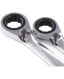 STANLEY Metric Precision Polished Ratchet And Open-End Combination Wrench, 12mm, Plum Blossom Open-End Ratchet Wrench, 89-912