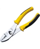 STANLEY Two-Color Handle Carp Pliers Fish Mouth Pliers Flat-Nose Pliers Adjustable Jaw Pliers 6 Inch STHT84055-8