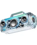 CLAISON T91 Bluetooth Speaker [Berlin Sound] Home KTV Package with Karaoke Microphone, All-In Sound System for Square Dancing, Outdoor High-Power Portable Subwoofer, White