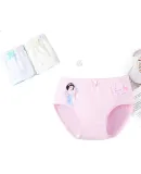 Disney 2026 New Children's Underwear, Class A Antibacterial Cotton Triangle Panties for Girls, No Wedgie Shorts, Matching Colors, Size 130