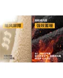 XTEP Cycling Face Mask Neck Gaiter Set, Warm Neck Protection, Winter Head Cover, Fleece Hat, Outdoor Skiing, Motorcycle, Electric Bike, for Men And Wome