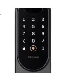 TP-LINK Smart Door Lock, 3D Facial Recognition, Fingerprint Lock Password Lock, Home Electronic Lock Anti-Theft Door Lock Entrance Door, C-Grade Lock Cylinder, NFC SL22