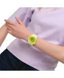 Swatch Swiss Watch, Diving Series, Fashionable Luminous Quartz Wristwatch, New Year Gift, Warm Yellow Diving