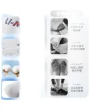 Li-Ning (LI-NING) Socks for Men And Women (1 Pair), Cotton Socks for All Seasons, Sweat-Absorbing, Running, Antibacterial, Breathable, White Lifestyle Socks