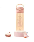 THERMOS Children's Water Bottle Direct Drinking Cup Large Capacity Graduated Handle Lightweight Picnic Travel Transparent Cup Student Cup for School BBSJ