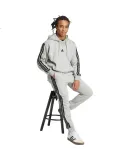 Adidas Men's Athletic Style Series M 3S FL TC PT Knitted Pants JE6318 Medium Heather Gray M