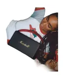 Marshall Kilburn III Wireless Bluetooth Portable Speaker, 3rd Generation Home And Outdoor Waterproof Subwoofer, Holiday New Year Gift Speaker, Black And Gold Color