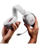 HYPERX Cloud III Wired Gaming Headset with Flame Gray Color, DTS Sound, 53mm Driver, E-Sports Over-Ear Gaming Headphones, Compatible with Triathlon Actio