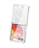 Talasi Compatible with Motorola Razr60 Phone Case, Universal for Lenovo Moto Razr 50/60 Ice Diamond Edition, Transparent Soft Case for Men And Women, Luxury Full Protection Anti-Drop Camera Cover
