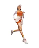 ERKE Running Shoes, Entry-Level Jogging Shoes, Breathable Mesh Upper, Shock-Absorbing Soft Sole, Women's Running Shoes, 52125303184