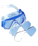 PEAK Diving Two-Piece Set, Diving Equipment for Children, Boys And Girls, Full-Wet Scuba Mask with Breathable Tube, High-Transparency Swimming Goggles, Blue