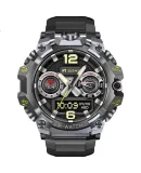 Suoai Q339 Black Smart Watch Phone with Dual Cameras, Large Screen, Android OS, SIM Card Slot, 5G Compatible, GPS Positioning, Water Resistance, Long Battery Life, WIFI, Suitable for Teenagers, Students, Adults, Men And Wome