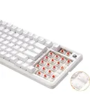 Lenovo MK9 Pro Mechanical Keyboard Red Switch Gaming Keyboard Wireless Bluetooth Tri-Mode Connection E-Sports Gaming Dedicated Keyboard 98 Layout Multiple Lighting Effects Key Separation Obsidian Black