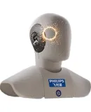 PHILIPS Bluetooth Headphones, Clip-On Bone Conduction Headphones, Conceptual Wireless Open-Ear, Non-In, Ear-Hook Style, for Sports, Music, Calls, Noise Reduction, Suitable for Huawei, Apple, TAT4459-Blue