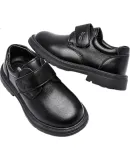 RED DRAGONFLY Boys' Shoes Spring And Summer Children's Flats Soft-Soled Big Kids Youth British Style Leather Shoes Q53AD005 Black Size 32