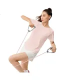 361° Women's Short-Sleeve Summer Clothing, New Cool-Feeling T-Shirt, Sun Protection Shirt, Ice Silk Sports Running Top, 662524116-7