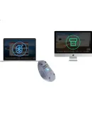 UGREEN Wireless Bluetooth Mouse, Quiet Office Mouse, Dual-Mode Mouse, Compatible with Apple, Huawei, Xiaomi Laptops, IPad Tablets, And Desktop Computers