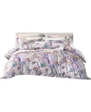 FUANNA Bedding Set, Natural Plant Fiber Chinese Style Bed Sheet And Duvet Cover, Double Extra Large Set, 230*229cm