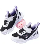 Hello Kitty Girls' Sneakers, Lightweight Comfortable Casual Shoes for Girls, Versatile Running Casual Shoes, 6819 Black And White, Size 36