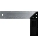 STANLEY Plastic Handle Stainless Steel Right Angle Ruler, 200x135mm