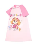 PAW PATROL Children's Nightgown, Girls' Summer Short-Sleeve Pajamas, Baby Student Sleepwear Dress, Air Conditioning Loungewear PA1899C 140