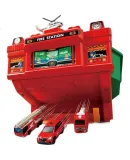 TAKARA TOMY Fire Scene Simulation Toy with Rotating Sound, Fire Training Center New Year Gift 941927