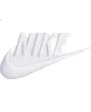 NIKE Men's Short-Sleeve T-Shirt, Knitted Collarless, Sporty Casual, Fashionable Versatile DO7391-100 White M