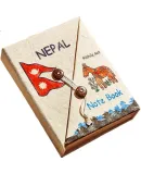 Shuxing Nepal Handmade Notebook, 30 Sheets, DIY High-Quality LOKATA Plant Paper Notebook, Blank Journal, Student Gift, Handmade Book