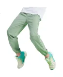 XTEP Children's Lightweight Four-Way Stretch Ice-Cool Pants with Dynamic Technology, Lichen Green, Size 150