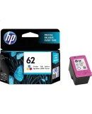 HP 62 Original Ink Cartridge (Compatible with HP OJ200/208/258, 5540, 5542, 5640, 5740, 7640) Printer Ink Cartridge, 62 Color (Approximately 165 Pages)