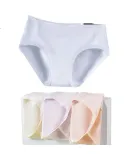 PurCotton Women's Mid-Rise [Annual Best-Selling 7A Antibacterial] High-Elasticity, Shape-Retaining, Sweat-Wicking Underwear for Women, 3-Pack