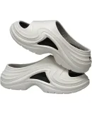 XTEP (XTEP) Sports Slippers, Men's Slide Sandals, Outdoor Wear for Men And Women, Thick-Soled Height-Increasing Outdoor Sandals for Women, A018, White, Size 37-38