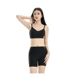 Skechers 10A Antibacterial Safety Shorts, Anti-Exposure Skirt, Women's Seamless Invisible Tummy Control Shorts, No Need to Wear Underwear, Base Layer Pants