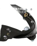 ANTA Men's Swim Shorts, Knee-Length Swim Trunks, Summer Quick-Dry Breathable Anti-Embarrassment Design, Loose-Fitting Quick-Dry, Black And Silver, XL