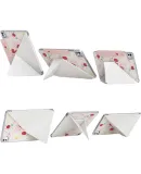 RBP Compatible IPad Mini 7 Protective Case, Mini 6 Cover, Full Frosted Edge, Magnetic, Double-Sided Clip, New Style with Buckle, Built-In Pencil Holder, Shockproof, Lightweight Stand - Ribbon Apple