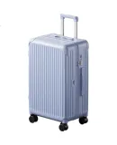 Reebok Luggage PC Suitcase, Multifunctional Carry-On Case, Travel Password Lock Suitcase, Leather Case, Roland Purple, 20 Inches