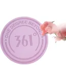 361° Jump Rope Mat, Indoor Aerobic Exercise Fitness Mat, Round Exercise Soundproof Mat, Shock-Absorbing TPE Yoga Mat, Thickened 10mm, Blue