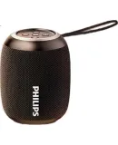 PHILIPS TAS3109 Bluetooth Speaker, Outdoor Waterproof Subwoofer, Mini High-Volume Car And Cycling Bass Speaker, Black