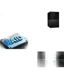 Western Digital (WD) 44TB Portable Hard Drive, USB3.0, Desktop Storage, My Book Duo, 3.5-Inch Large Capacity, Mechanical Hard Drive, External Desktop Enterprise-Grade RAID Storage