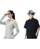 JD Original [Foldable] Polarized Sunglasses for Men And Women, Cycling UV Protection Driving Goggles, Round Frame Light Brow