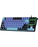 Lenovo GK10 87L Mechanical Keyboard, Full Hot-Swappable, 20 Backlight Effects, Gaming And Office Computer Keyboard, Aurora Series Wired Version, 87-Key Layout, Gray White Orange Mixed Light Red Switches