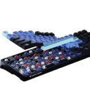 Lenovo GK10 Mechanical Keyboard, Hot-Swappable Keys, 20 Backlight Effects, Gaming And Office Computer Keyboard, Aurora Series Wired Version, 87-Key Layout, Deep Sea Blue Mixed Light Tea Switch