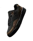 PEAK Taiji Youyuan Skateboard Shoes, Winter Men's Soft-Soled Running Sneakers, Versatile Trendy Low-Top Leather Shoes, DB540427