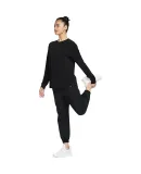 NIKE Women's Sports Pants, Spring And Summer Woven Jogger Casual Pants, Comfortable Casual HJ1051-010 Black M