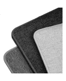 Maohe Cotton Linen Mouse Pad, Extra Large Computer Desk Mat, Large Office Desk Pad, Writing Mat for Home Use, Dark Gray [40*90]