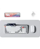 Acer Wireless Bluetooth Keyboard And Mouse Combo, Rechargeable Mouse And Keyboard, Compatible with Phones, Computers, IPads, And Tablets, Keyboard And Mouse Set with Card Slot Stand, OKR215 Gray-Black